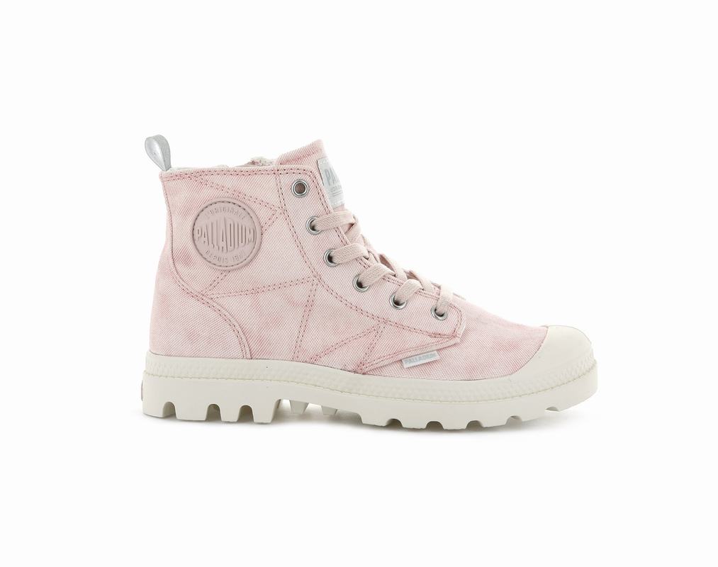 Palladium Pampa Zip Desertwash Ženske Čizme Roze ||ZF9785620||